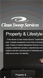 Mobile Screenshot of clean-sweep-services.net