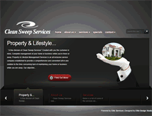 Tablet Screenshot of clean-sweep-services.net